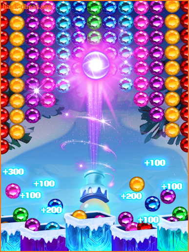 Ice Queen Game Bubble Shooter screenshot
