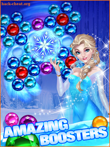 Ice Queen Game Bubble Shooter screenshot