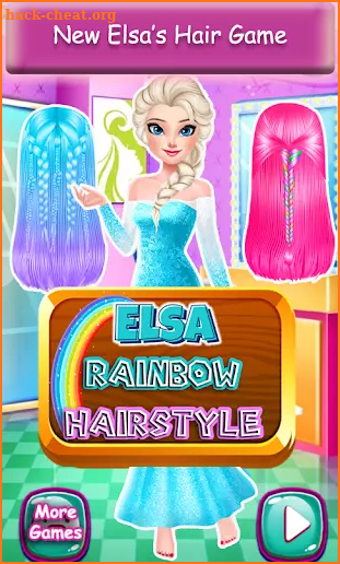Ice Queen Rainbow Hair Salon screenshot