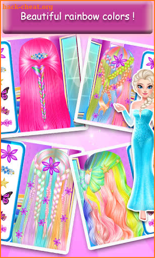 Ice Queen Rainbow Hair Salon screenshot