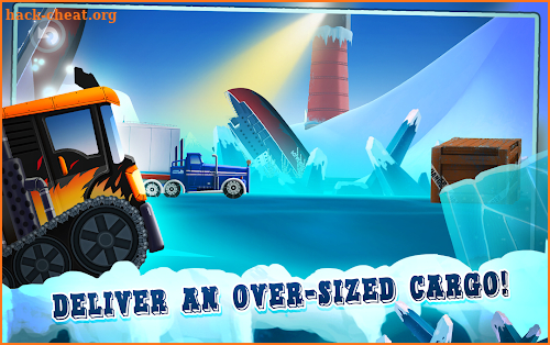 Ice Road Truck Driving Race screenshot