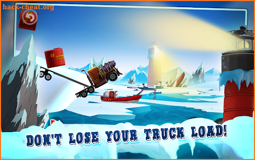 Ice Road Truck Driving Race screenshot