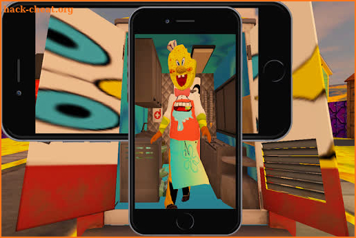 Ice Rod Sponge Cream Horror Neighbor game screenshot