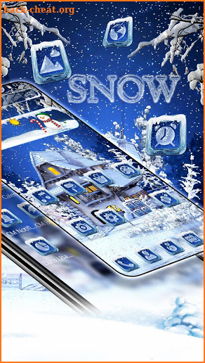 Ice Snow Theme screenshot