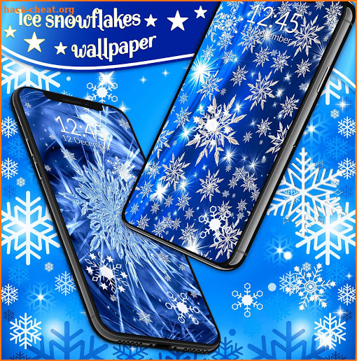 Ice Snowflakes Live Wallpapers screenshot