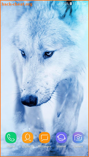 Ice Wolf Live Wallpaper HD screenshot
