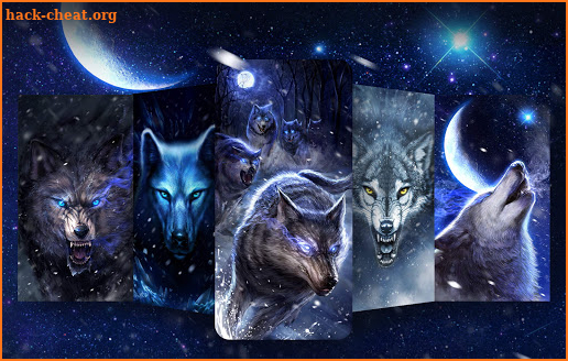 Ice Wolf Live Wallpaper Themes screenshot
