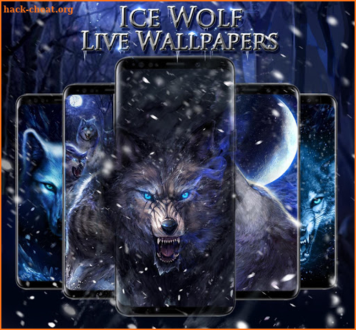 Ice Wolf Live Wallpapers screenshot