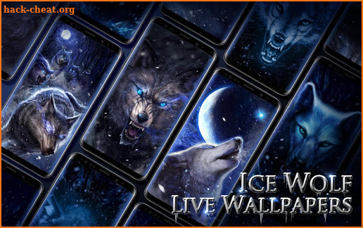 Ice Wolf Live Wallpapers screenshot