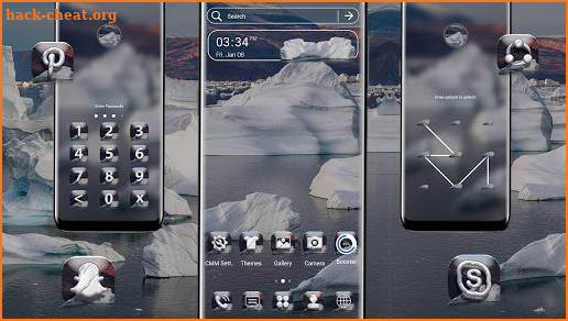 Iceberg Launcher Theme screenshot