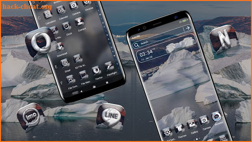 Iceberg Launcher Theme screenshot