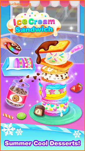 Icecream Sandwich Shop-Cooking Games for Girls screenshot