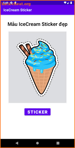 IceCream Sticker screenshot