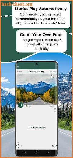 Icefields Parkway Audio Guide screenshot