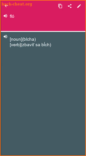 Icelandic - Slovak Dictionary (Dic1) screenshot