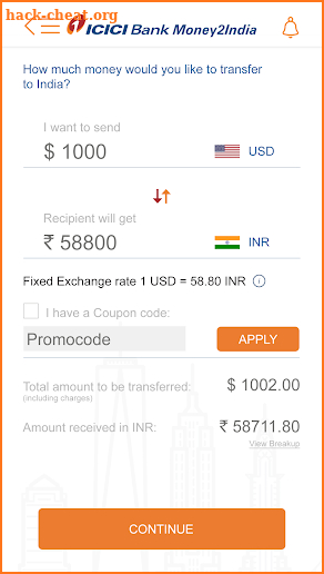 ICICI Bank Money2India screenshot