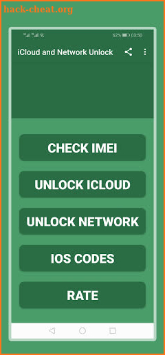 iCloud and Network Unlock screenshot