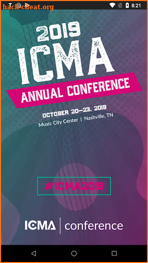 ICMA Meetings screenshot