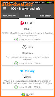 ICO - Tracker & Info screenshot