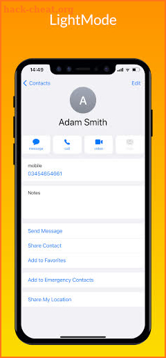 iContacts – iOS Contact, iPhone style Contacts screenshot