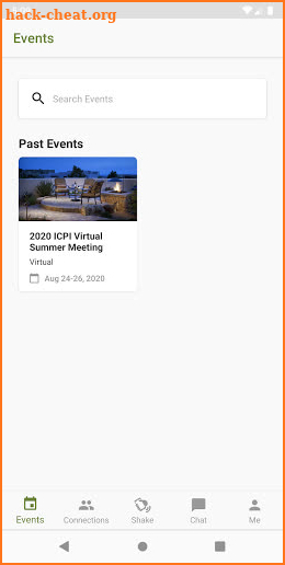ICPI Events screenshot