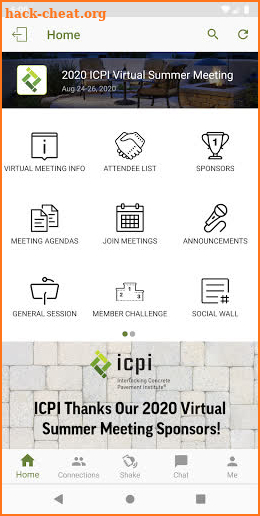 ICPI Events screenshot