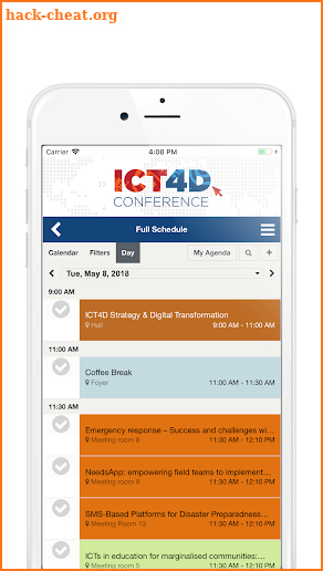 ICT4D Conference screenshot