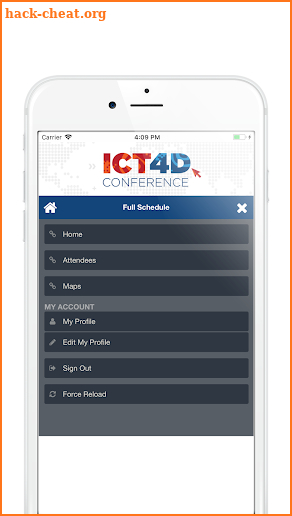 ICT4D Conference screenshot