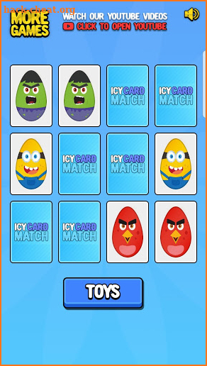 Icy Card Match screenshot