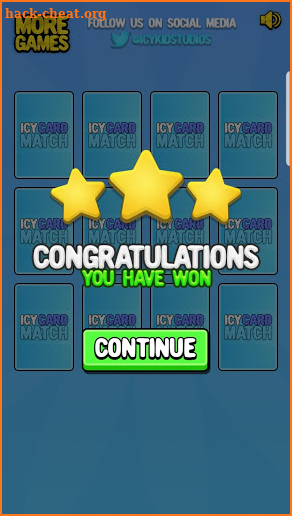 Icy Card Match screenshot