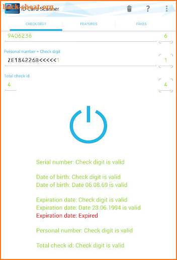 ID Card Checker Pro screenshot