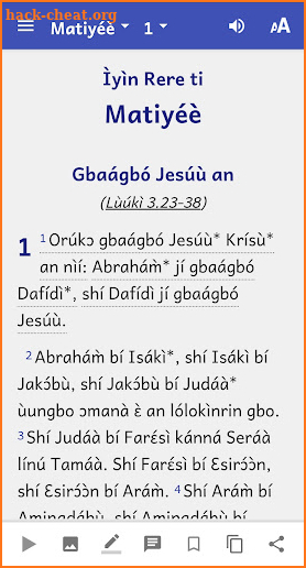 Idaasha Bible screenshot