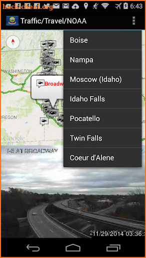 Idaho Traffic Cameras Pro screenshot