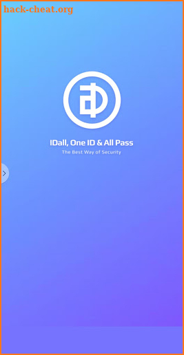 IDall password manager with PASSCON screenshot
