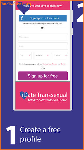 iDate Transsexual - Decent Trans & TS dating app screenshot