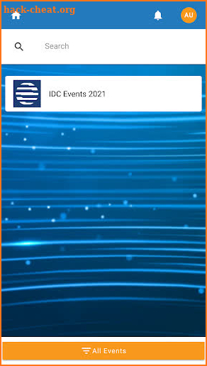 IDC Events screenshot
