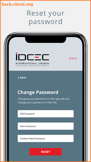 IDCEC Mobile Attendance App screenshot