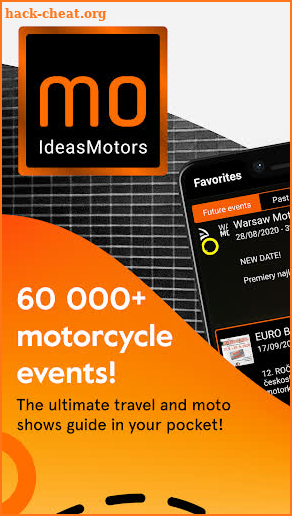 IdeasMotors - Motorcycle events & trip planning screenshot