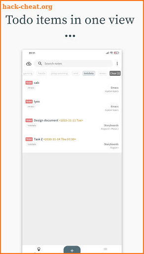 Ideate - Outliner, Planner, Thoughts, Todo list screenshot