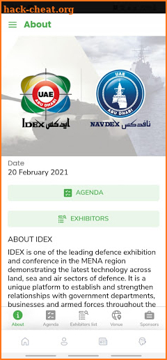 IDEX & NAVDEX & IDC 2021 screenshot
