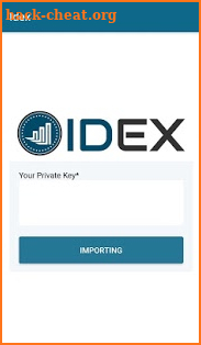 IDEX Exchange screenshot
