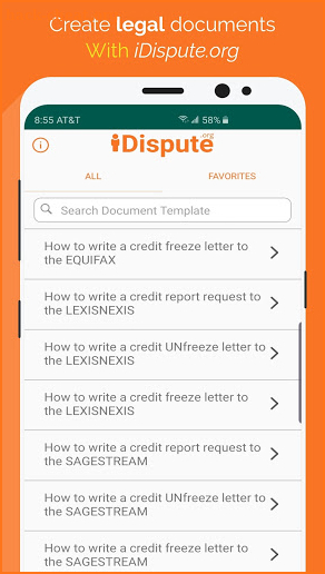 iDispute – Legal Forms, Legal Templates, DIY Forms screenshot