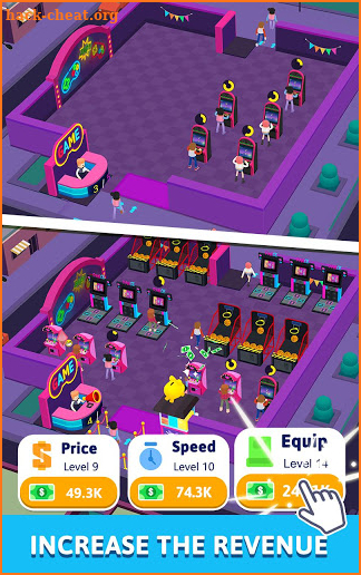 Idle Arcade Hall - Super Tapx screenshot