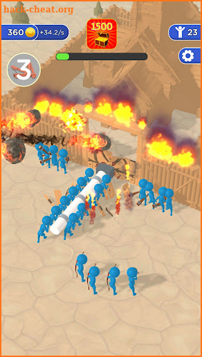 Idle Battering Ram: Castle Siege screenshot