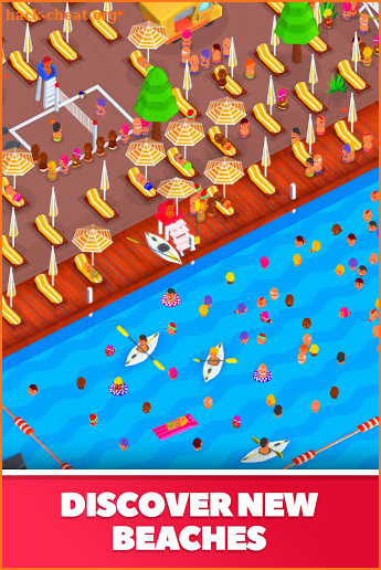 Idle Beach Tycoon : Cash Manager Simulator screenshot