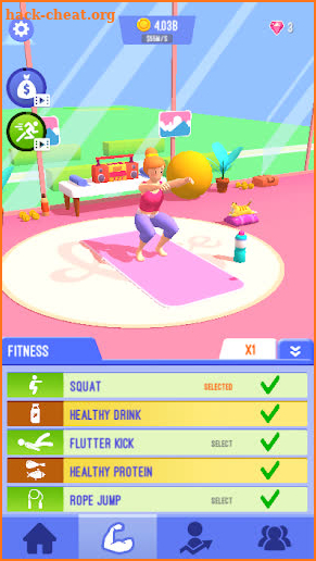 Idle Beauty Girl: Workout master screenshot