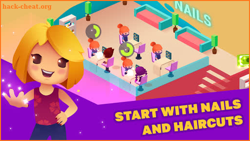 Idle Beauty Salon: Hair and nails parlor simulator screenshot