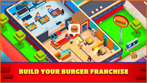 Idle Burger Empire Tycoon—Game screenshot