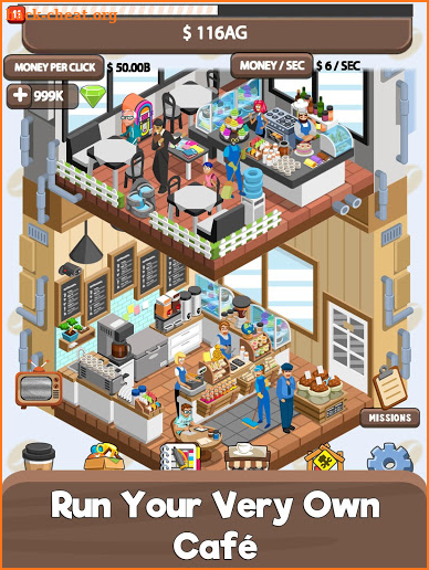 Idle Cafe Tycoon - My Own Clicker Tap Coffee Shop screenshot