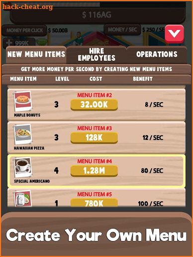 Idle Cafe Tycoon - My Own Clicker Tap Coffee Shop screenshot